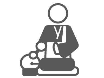 葬儀屋さんのゆいまーるが府中市で家族葬の向けに安置からお別れを支える人型アイコン