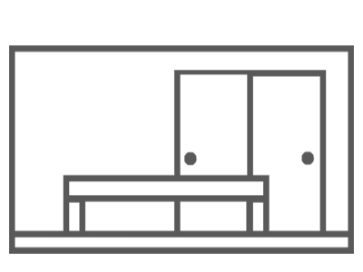 和室の控室で座布団が並ぶ斎場の待合風景を府中市の葬儀屋さんのゆいまーるが案内する